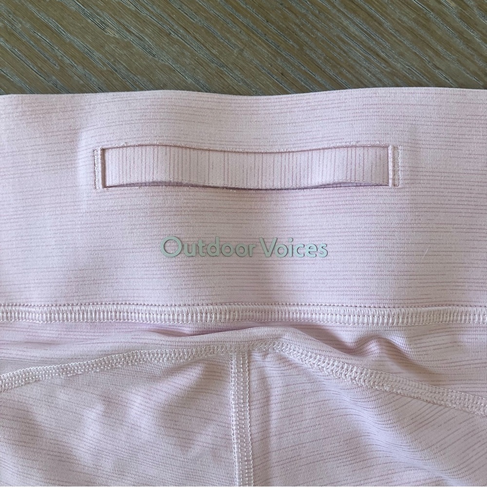 Outdoor Voices 7/8 Flex High Waisted Pink Legging - Medium - Picture 5 of 10